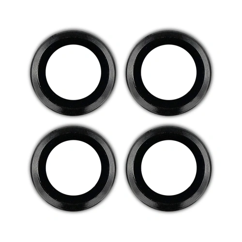 Szkło na aparat Bizon Glass Snap Lens do Motorola Edge 70 czarna ramka