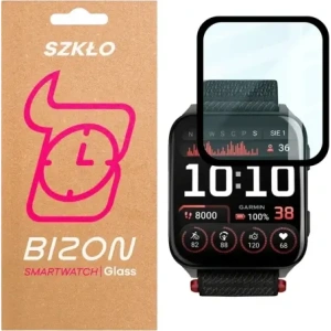 Szkło hybrydowe Bizon Glass Watch Edge Hybrid do Garmin Venu X1 czarne
