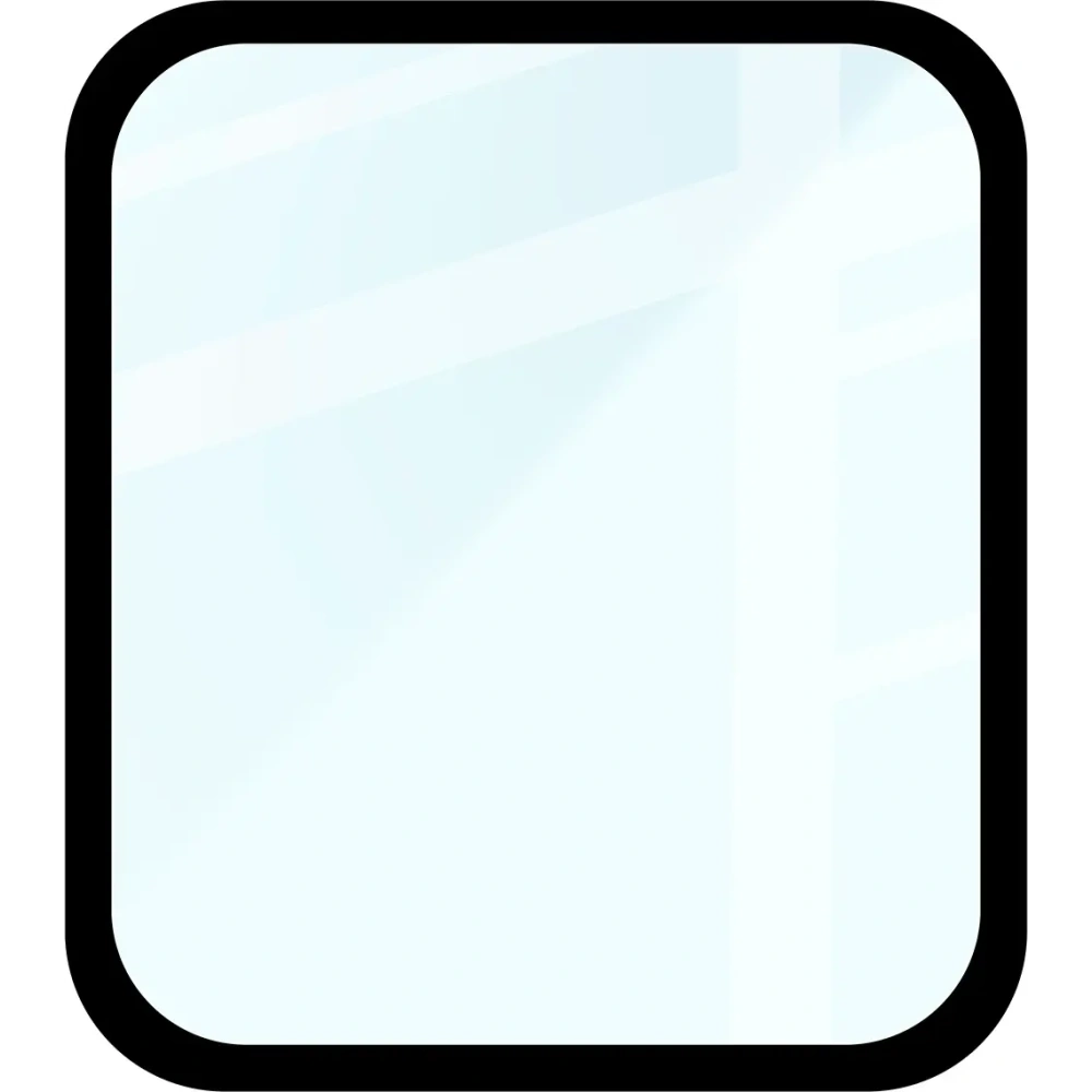 Szkło hybrydowe Bizon Glass Watch Edge Hybrid do Garmin Venu X1 czarne