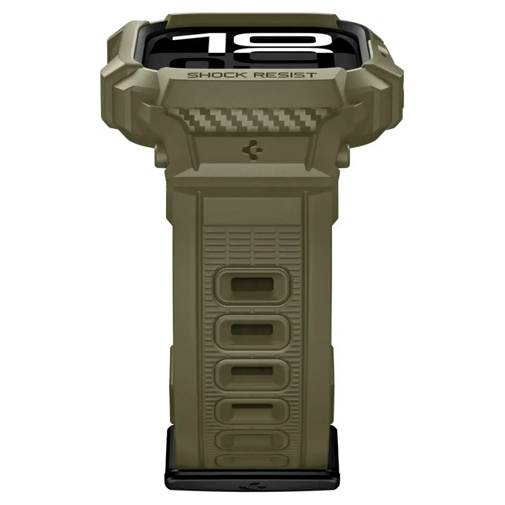 Etui Spigen Rugged Armor Pro V2 do Apple Watch 10 / 11 46mm Vintage Khaki