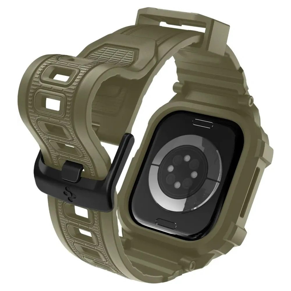 Etui Spigen Rugged Armor Pro V2 do Apple Watch 10 / 11 46mm Vintage Khaki