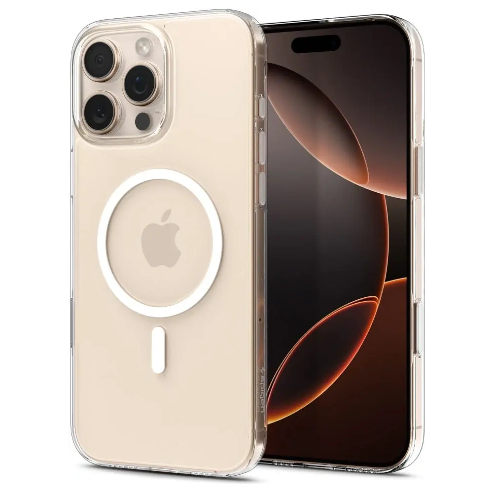 Etui Spigen Thin Fit Mag MagSafe do Apple iPhone 16 Pro Clear/white