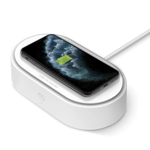 Kup LYFRO Air Capsule UV-C sterilizátor s indukčním nabíjením 10W bílý/bílá - UNIQ230WHT - {ean13} - Sklep Home Screen