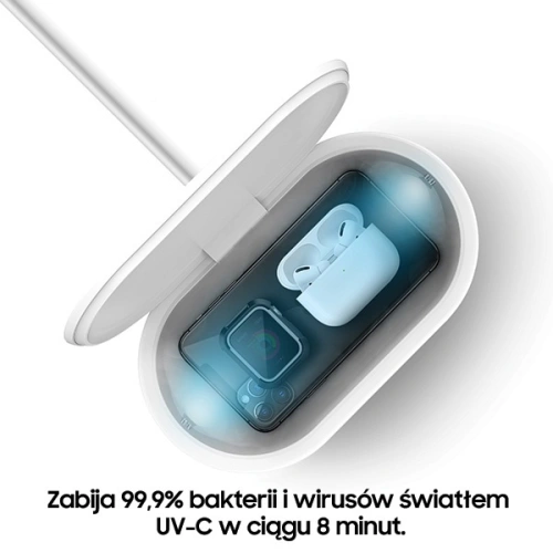 Kup LYFRO Air Capsule sterilizator UV-C cu încărcare inductivă de 10W alb/white - UNIQ230WHT - {ean13} - Sklep Home Screen