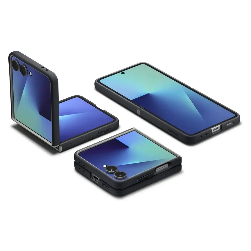 Etui Spigen Nano Pop Mag MagSafe do Samsung Galaxy Z Flip 7 Black Sesame