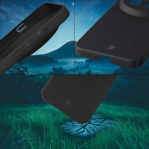 Etui Bizon Case Łupka do Vivo X300 Pro czarne