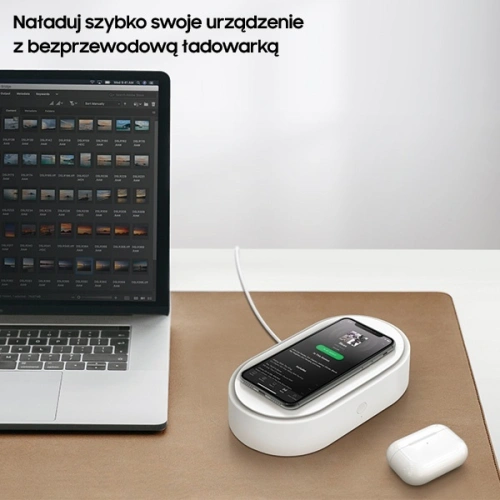 Kup LYFRO Air Capsule sterilizator UV-C cu încărcare inductivă de 10W alb/white - UNIQ230WHT - {ean13} - Sklep Home Screen