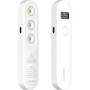 UNIQ LYFRO Pocket-Sized Handheld UVC LED Wand white