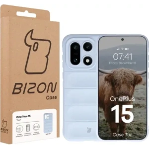 Pancerne etui Bizon Case Tur do OnePlus 15 jasnoniebieskie