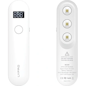 Kup LYFRO Beam dezinfekční lampa mini UV-C ruční sterilizátor bílý/white - UNIQ231WHT - {ean13} - Sklep Home Screen