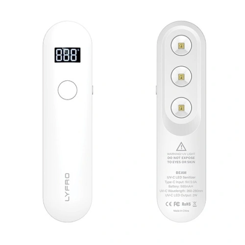 Buy UNIQ LYFRO Pocket-Sized Handheld UVC LED Wand white - UNIQ231WHT - {ean13} - Home Screen Store Europe