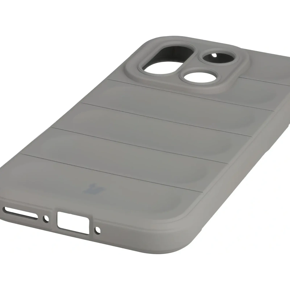 Pancerne etui Bizon Case Tur do OnePlus 15 jasnoszare