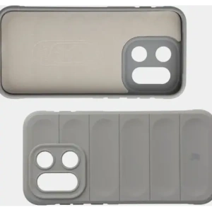 Pancerne etui Bizon Case Tur do OnePlus 15 jasnoszare