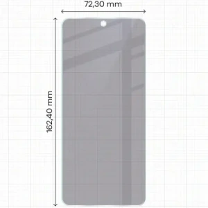 Prywatyzujące szkło hybrydowe Bizon Glass Mule Shadow do Honor 400 Smart matowe