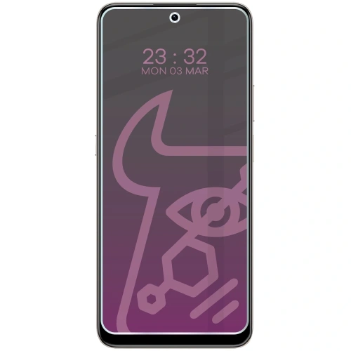 Prywatyzujące szkło hybrydowe Bizon Glass Mule Shadow do Honor 400 Smart matowe