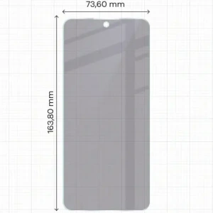 Prywatyzujące szkło hybrydowe Bizon Glass Mule Shadow do Honor X7d matowe