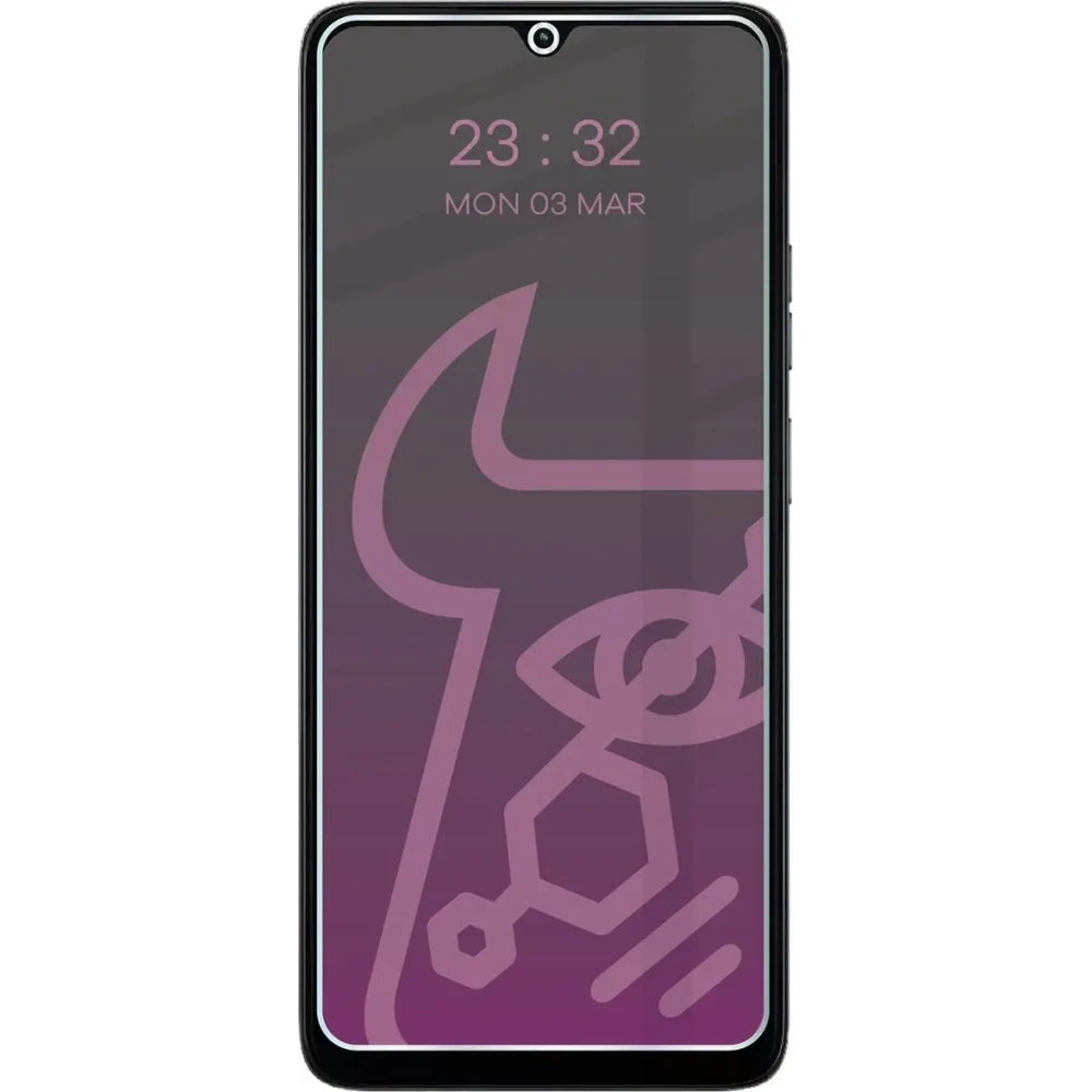 Prywatyzujące szkło hybrydowe Bizon Glass Mule Shadow do Motorola Moto G06 4G / G06 Power 4G matowe