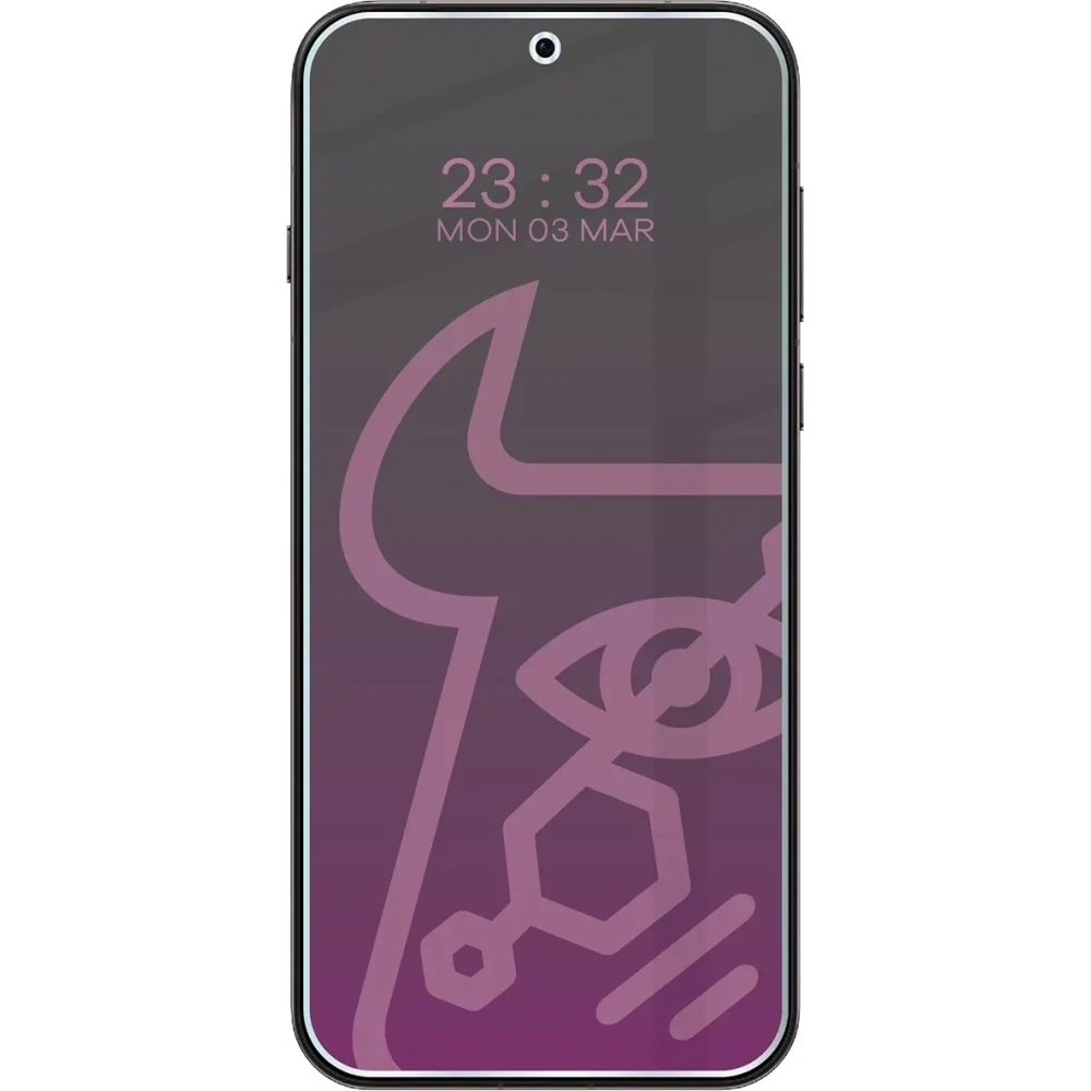 Prywatyzujące szkło hybrydowe Bizon Glass Mule Shadow do Oppo Find X9 Pro matowe