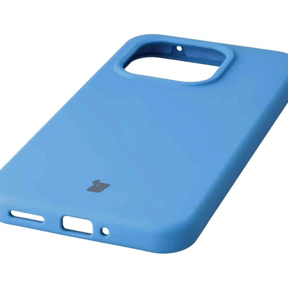 Silikonowe etui Bizon Soft Case do Xiaomi 15T niebieskie