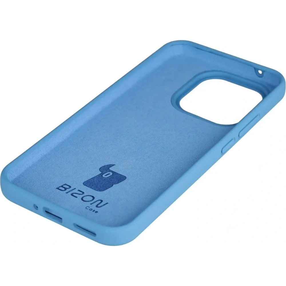 Silikonowe etui Bizon Soft Case do Xiaomi 15T niebieskie