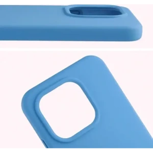 Silikonowe etui Bizon Soft Case do Xiaomi 15T niebieskie