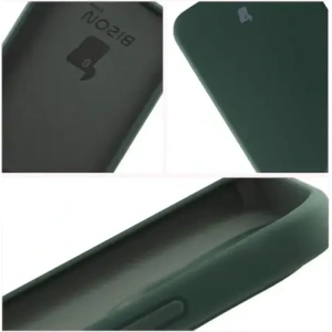 Silikonowe etui Bizon Soft Case do Xiaomi 15T ciemnozielone