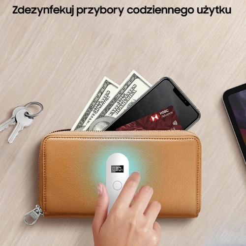 Buy UNIQ LYFRO Pocket-Sized Handheld UVC LED Wand white - UNIQ231WHT - {ean13} - Home Screen Store Europe