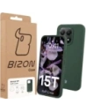 Silikonowe etui Bizon Soft Case do Xiaomi 15T ciemnozielone