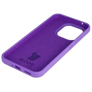 Silikonowe etui Bizon Soft Case do Xiaomi 15T fioletowe