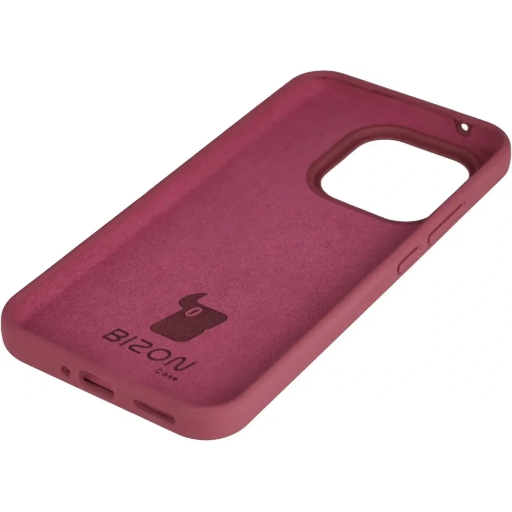 Silikonowe etui Bizon Soft Case do Xiaomi 15T ciemnofioletowe