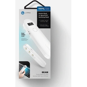 Kup LYFRO Beam lampa dezynfekująca mini UV-C ręczna sterylizator biały/white - UNIQ231WHT - {ean13} - Sklep Home Screen