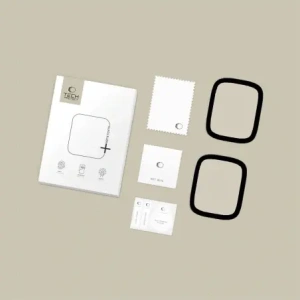 Szkło hybrydowe Tech-Protect Glass Flex+ do Apple Watch 4/5/6/SE 1 / 2 / 3 44mm Black [2 PACK]