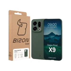 Etui Bizon Case Łupka do Oppo Find X9 zielone