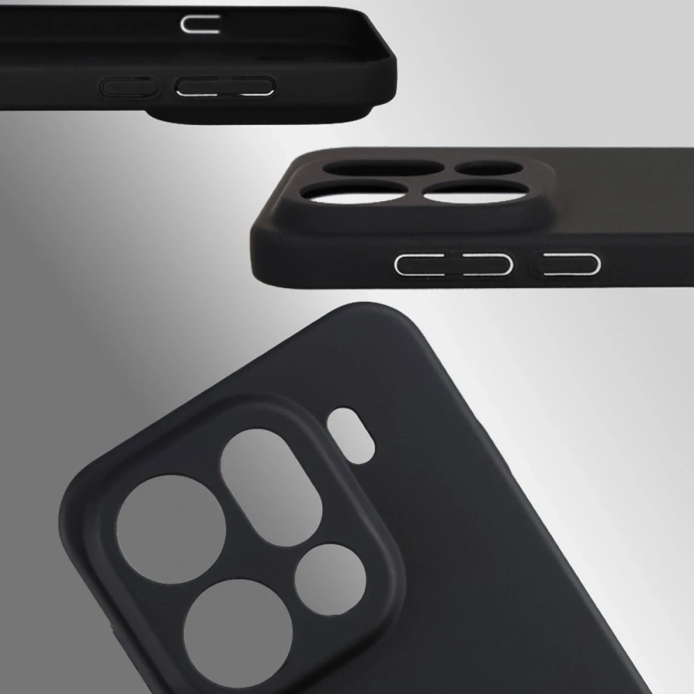 Etui Bizon Case Łupka do Oppo Find X9 Pro czarne