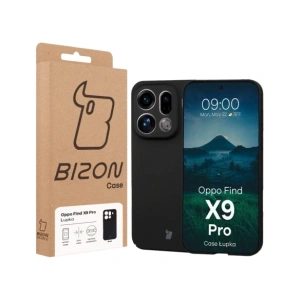 Etui Bizon Case Łupka do Oppo Find X9 Pro czarne