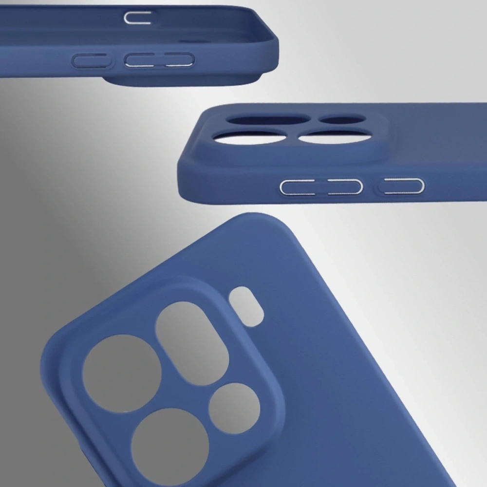 Etui Bizon Case Łupka do Oppo Find X9 Pro niebieskie