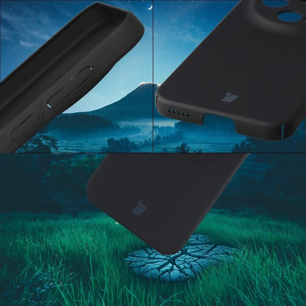 Etui Bizon Case Łupka do Vivo X300 czarne