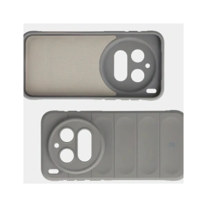 Pancerne etui Bizon Case Tur do Vivo X300 Pro jasnoszare