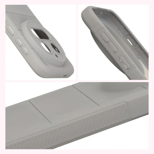 Pancerne etui Bizon Case Tur do Vivo X300 Pro jasnoszare