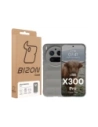 Pancerne etui Bizon Case Tur do Vivo X300 Pro jasnoszare