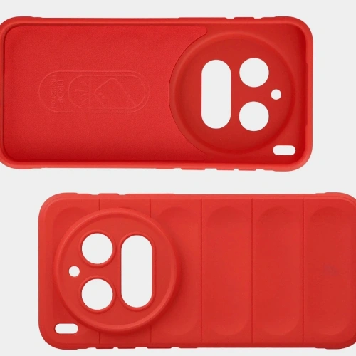 Pancerne etui Bizon Case Tur do Vivo X300 Pro czerwone