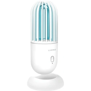 UNIQ LYFRO Portable UVC + Ozone Sanitizing Lamp With Magnetic Base white