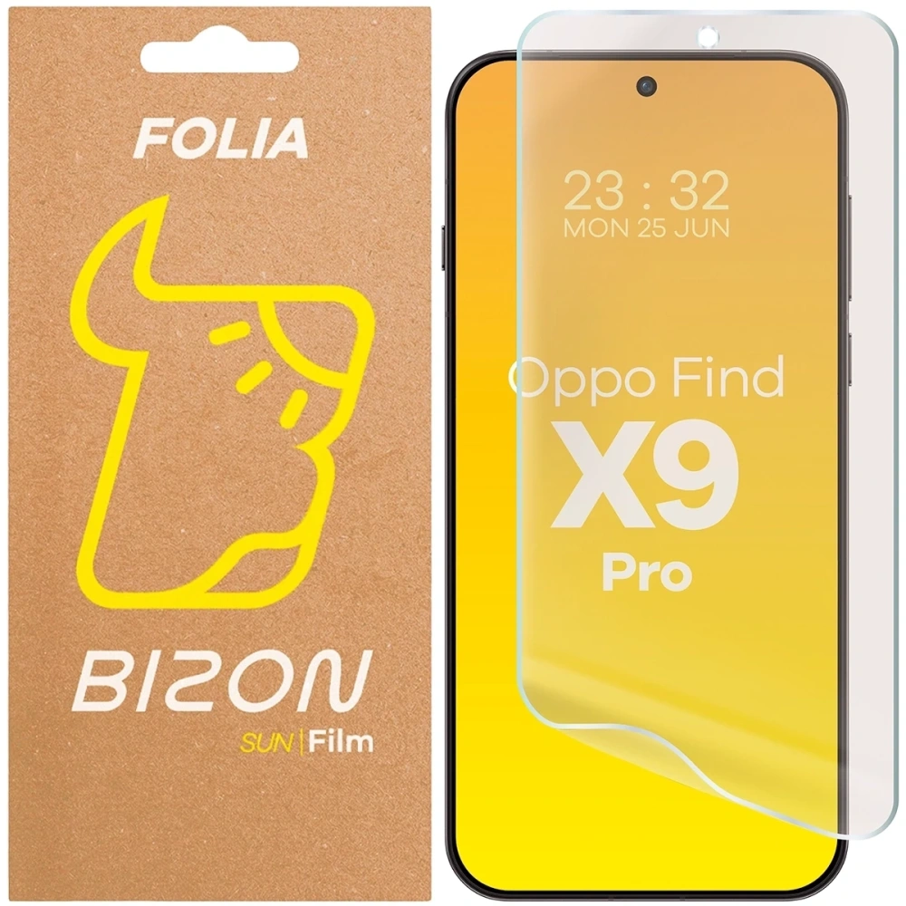 Folia matowa Bizon Glass Film Sun do Oppo Find X9 Pro