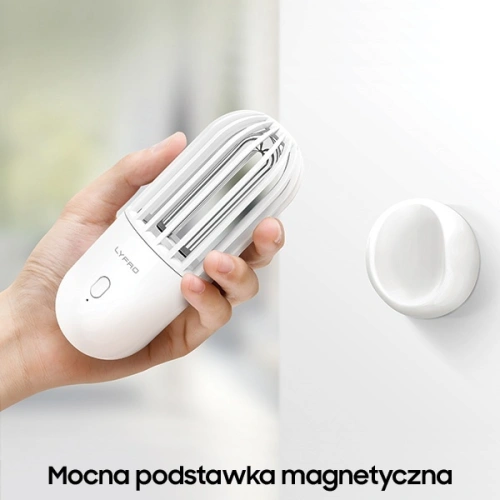Buy UNIQ LYFRO Portable UVC + Ozone Sanitizing Lamp With Magnetic Base white - UNIQ234WHT - {ean13} - Home Screen Store Europe