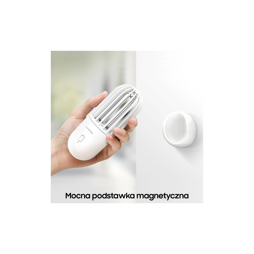 LYFRO Hova lampa dezynfekująca UV-C z funkcją ozonowania sterylizator biały/white