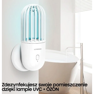 Kup LYFRO Hova dezinfekční UV-C lampa s ozonovací funkcí sterilizátor bílý/bílá - UNIQ234WHT - {ean13} - Sklep Home Screen