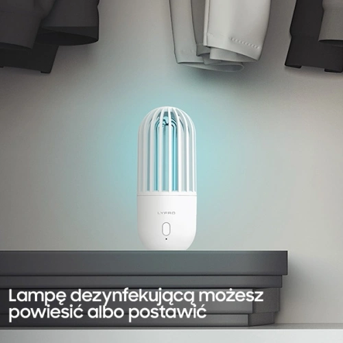 Buy UNIQ LYFRO Portable UVC + Ozone Sanitizing Lamp With Magnetic Base white - UNIQ234WHT - {ean13} - Home Screen Store Europe