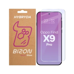 Elastyczne szkło hybrydowe Bizon Glass Mule do Oppo Find X9 Pro