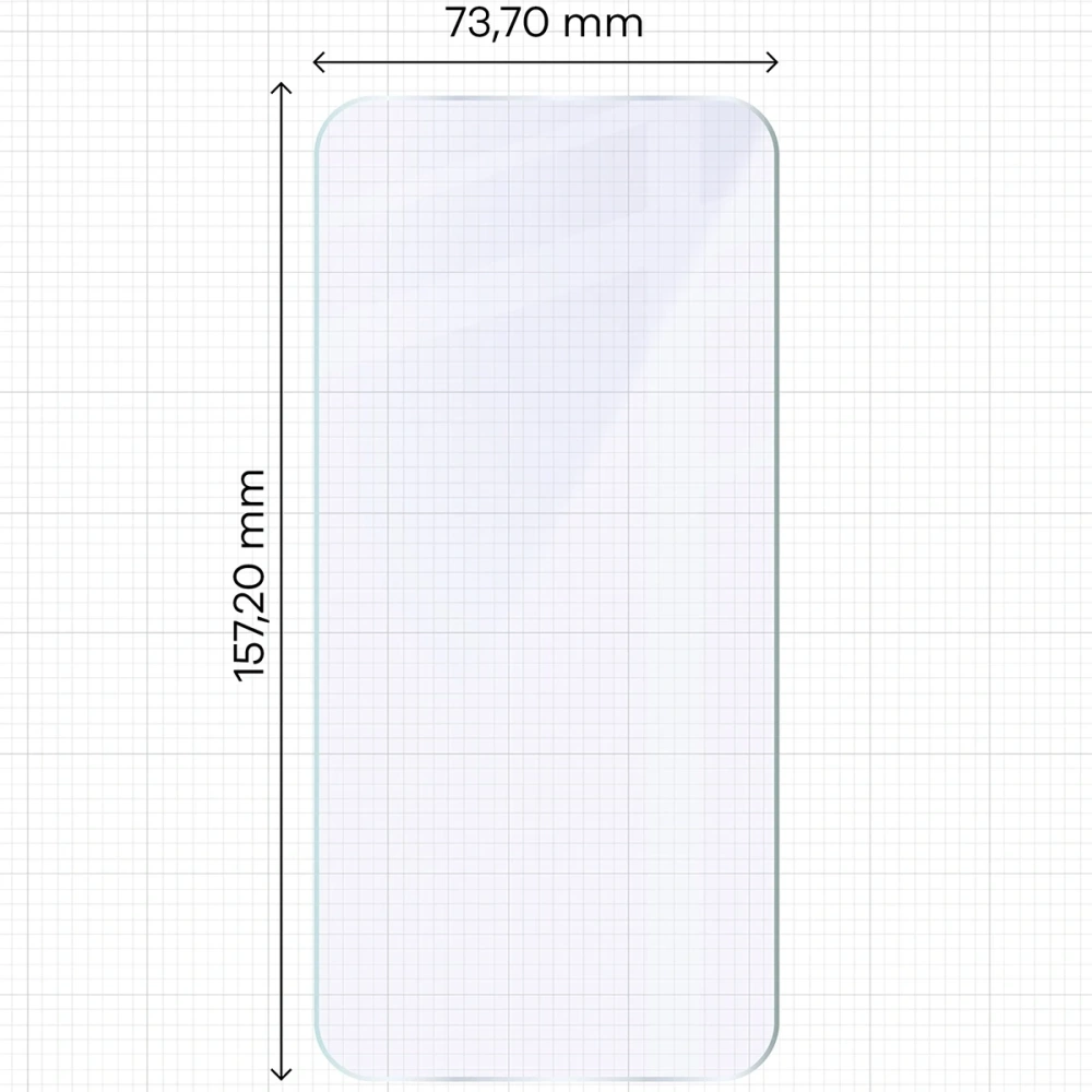 Elastyczne szkło hybrydowe Bizon Glass Mule do Oppo Find X9 Pro