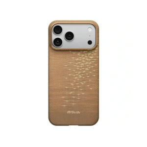 Etui PITAKA Ultra-Slim MagSafe do Apple iPhone 17 Pro golden glint